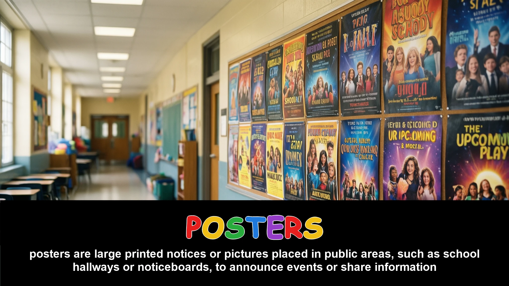 English Illustration for posters